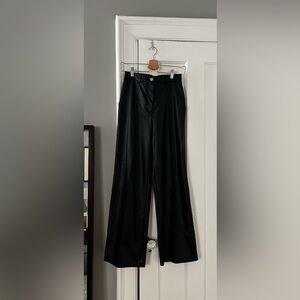 Faux Leather Trousers